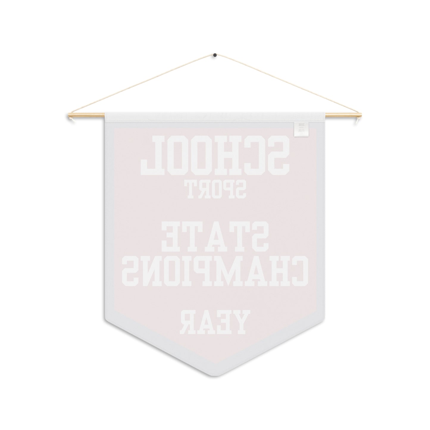 Custom State Champions Pennant