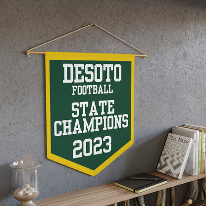 Desoto Football 2023 State Champions Pennant Banner