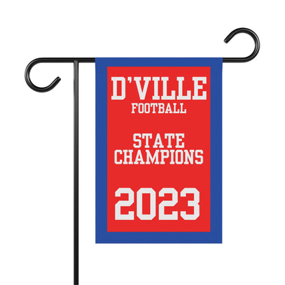 Duncanville Football 2023 State Champions Garden Flag Banner