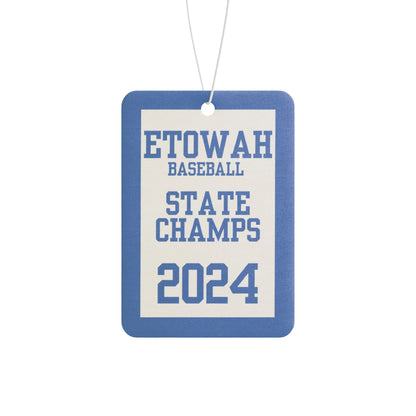 Etowah Baseball 2024 State Champions Car Air Freshener