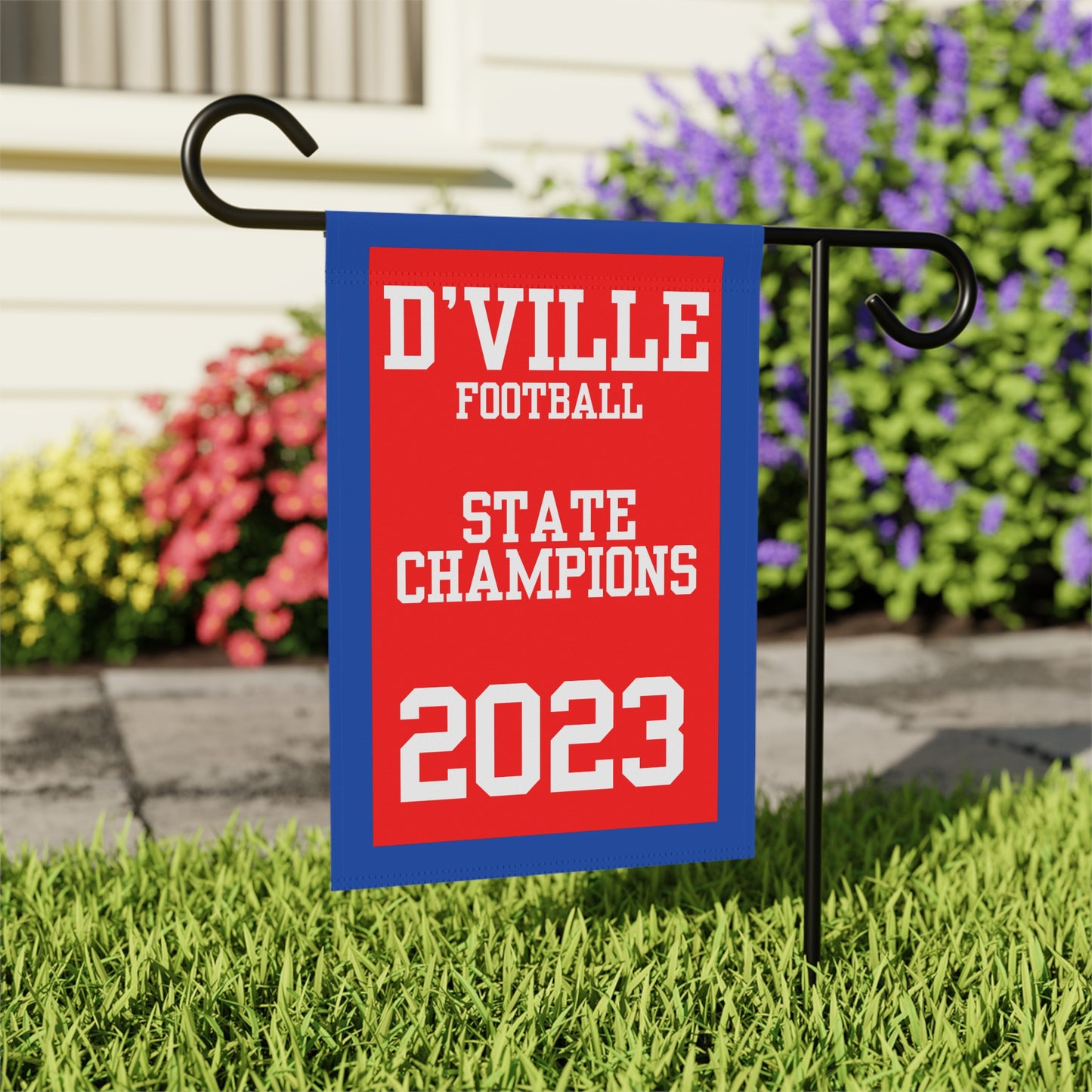 Duncanville Football 2023 State Champions Garden Flag Banner