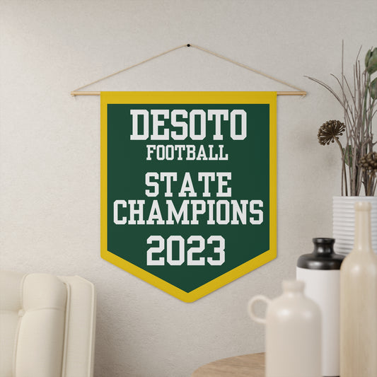 Desoto Football 2023 State Champions Pennant Banner