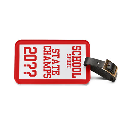 Custom State Champions Luggage Tag