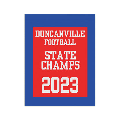 Duncanville Football 2023 State Champions House Flag