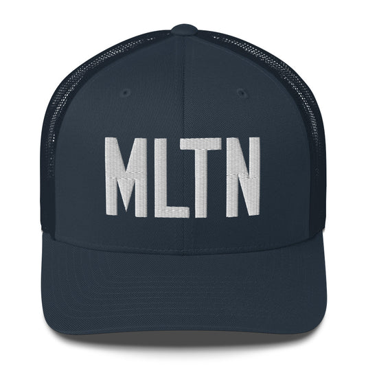 MLTN Milton Georgia Block Letter Trucker Cap