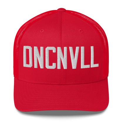 DNCNVLL Duncanville Texas Block Letter Embroidered Trucker Cap