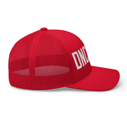 DNCNVLL Duncanville Texas Block Letter Embroidered Trucker Cap